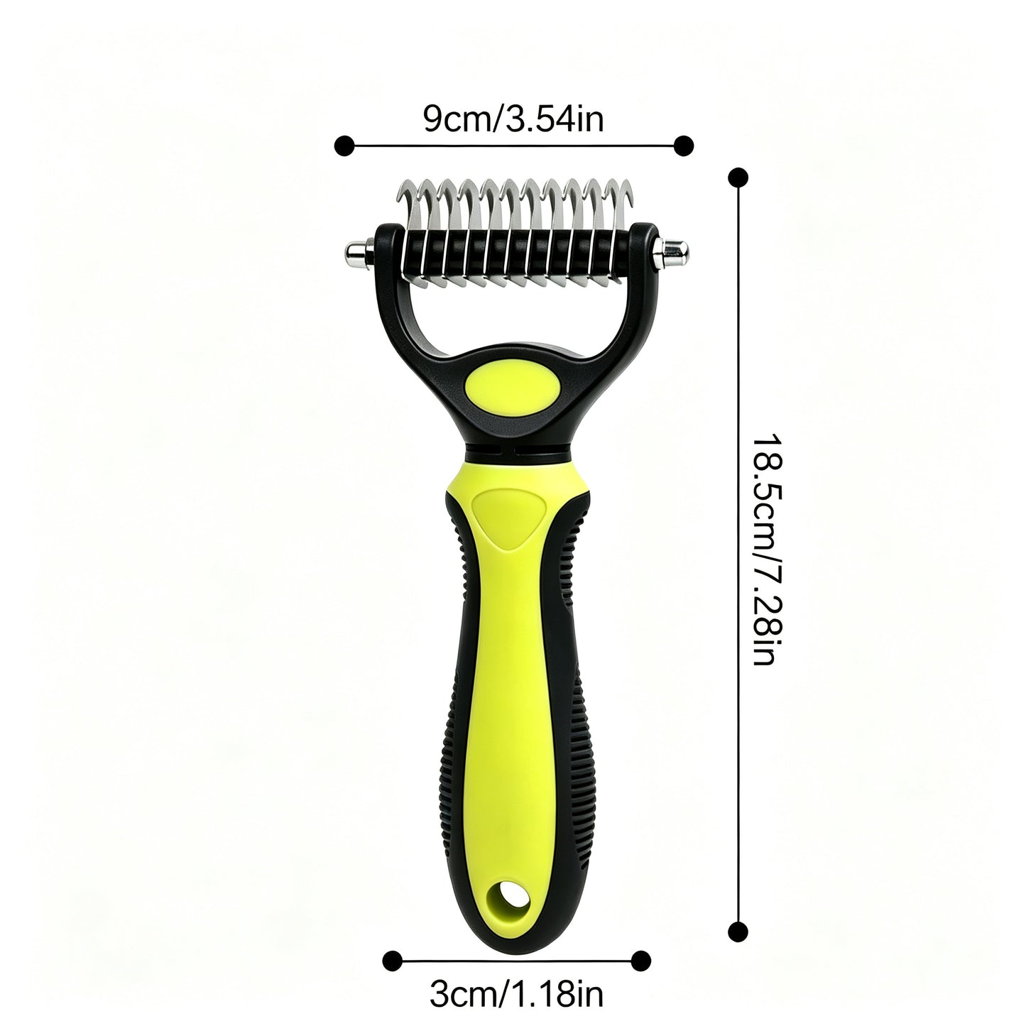 Cavaunory™ 2-in-1 Gentle Dematting & Deshedding Brush for Dogs & Cats