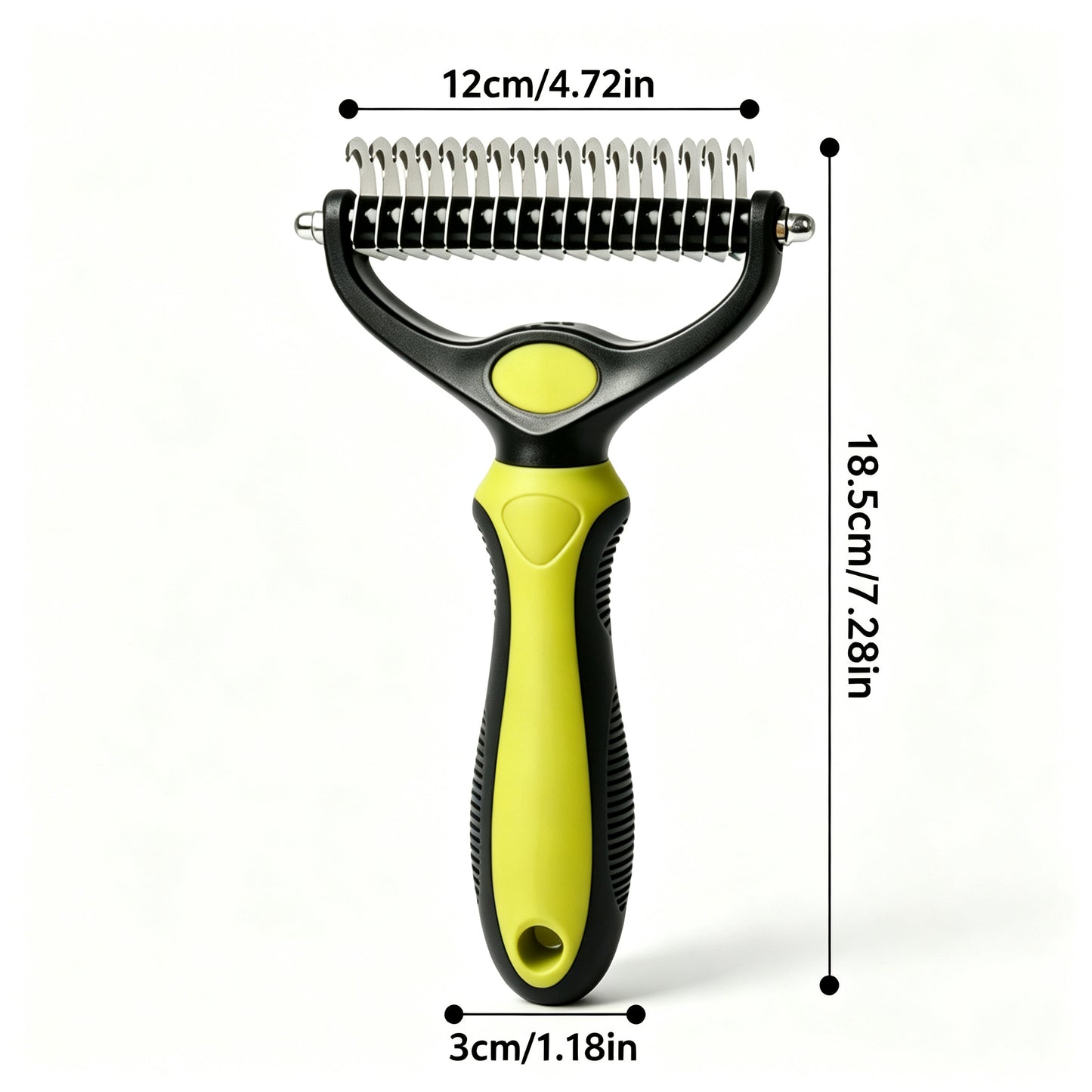 Cavaunory™ 2-in-1 Gentle Dematting & Deshedding Brush for Dogs & Cats