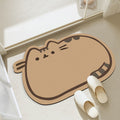 Cute Cat-Shaped Soft Diatom Bath Mat