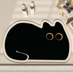 Cute Cat-Shaped Soft Diatom Bath Mat